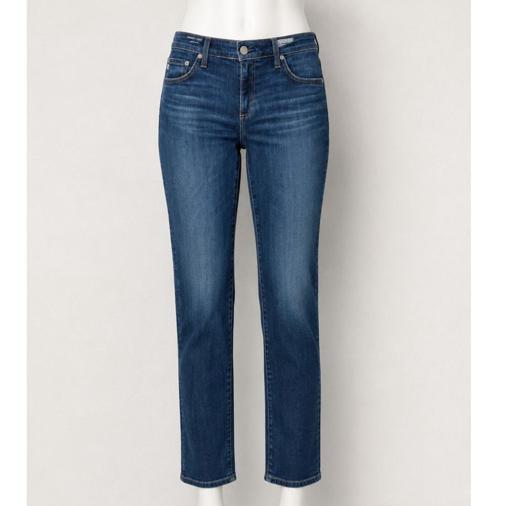 AG Jeans Prima Crop Cigarette Jeans Blue Women’s 31 Ankle Mid Rise